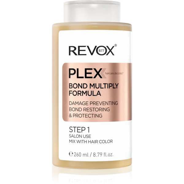  Revox B77 Plex Bond Multiply Formula. Step 1 Trattamento Protettivo Per Capelli Rovinati, Trattati Chimicamente 260 Ml 