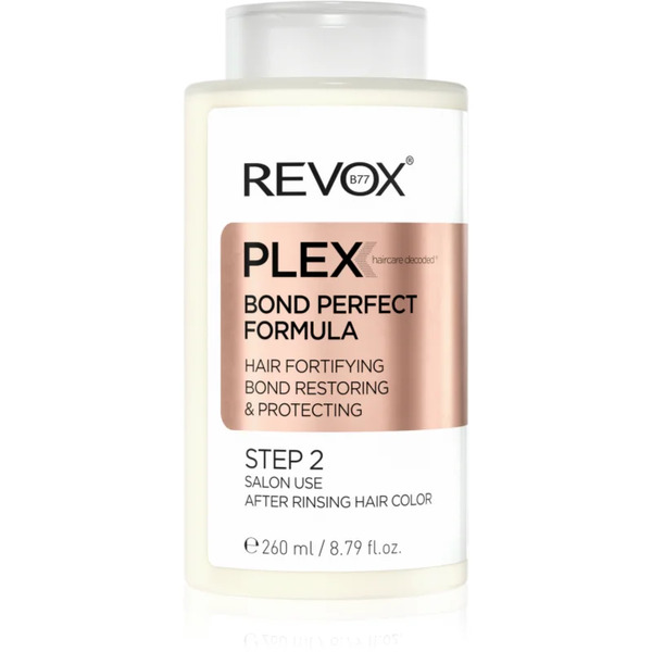  Revox B77 Plex Bond Perfect Formula. Step 2 Trattamento Rinforzante Post Trattamento Chimico Dei Capelli 260 Ml 