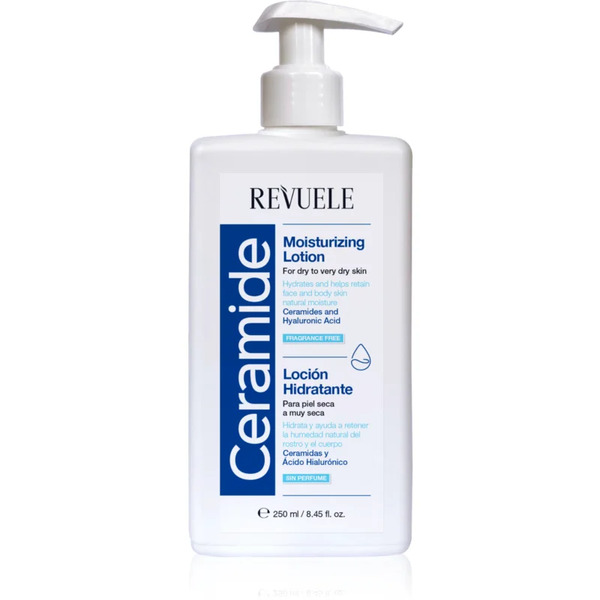  Revuele Ceramide Moisturizing Lotion Latte Idratante Per Corpo E Viso Per Pelli Secche E Molto Secche 250 Ml 
