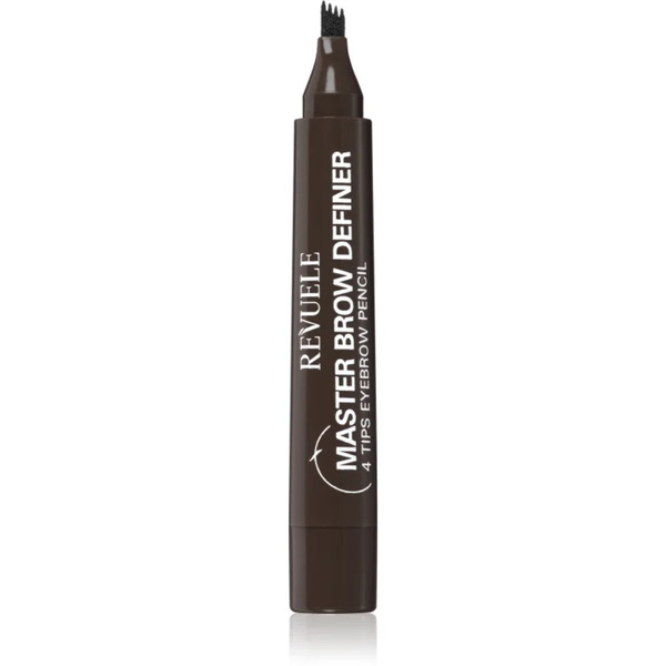  Revuele Master Brow Definer 4 Tips Eyebrow Pencil Matita Di Precisione Per Sopracciglia Colore Dark 2.2 Ml 