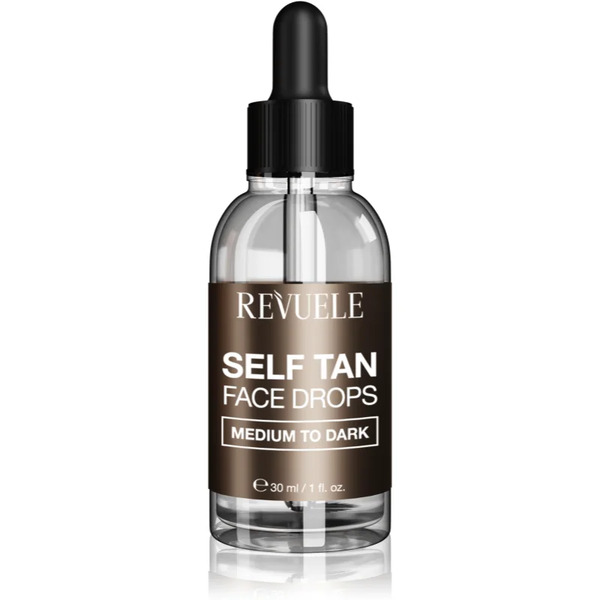  Revuele Paradise Bronze Self Tan Face Drops Gocce Autoabbronzanti Per Il Viso Colore Medium To Dark 30 Ml 