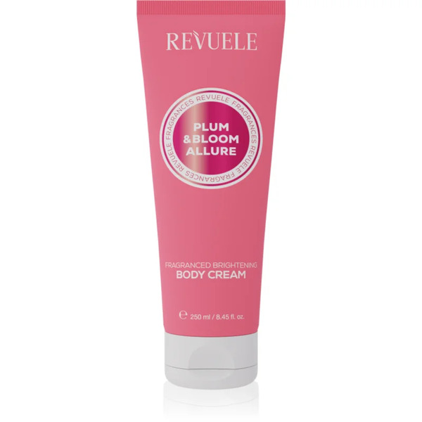  Revuele Plum & Bloom Allure Fragranced Brightening Body Cream Crema Illuminante Corpo Effetto Idratante Da Donna 250 Ml 