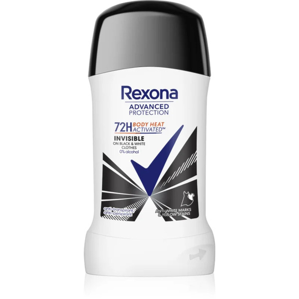  Rexona Advanced Protection Invisible Antitraspirante Solido Contro Le Macchie Bianche E Gialle 50 Ml 