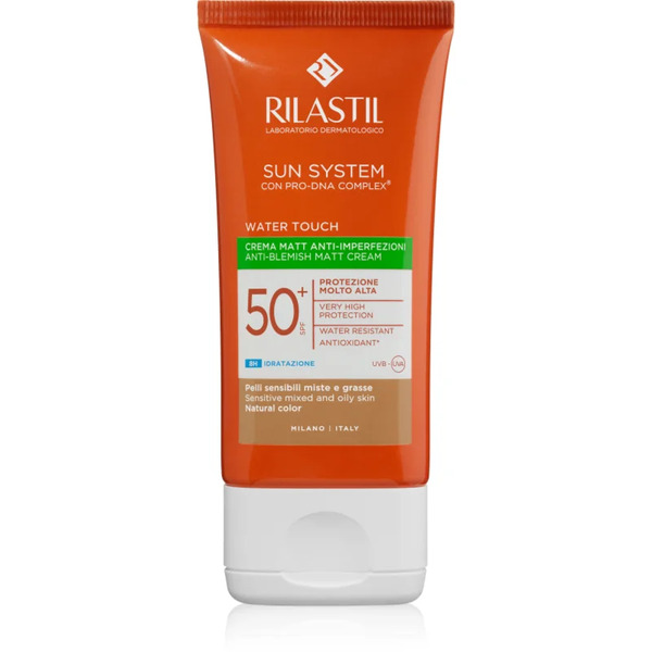 Rilastil Sun System Water Touch Crema Protettiva Colorata Viso Per Pelli Grasse E Miste Spf 50+ 50 Ml 