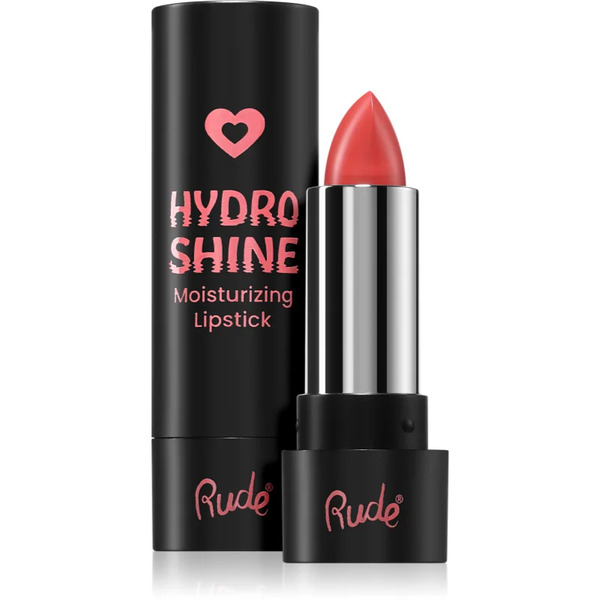  Rude Cosmetics Hydro Shine Moisturizing Lipstick Rossetto Idratante In Crema Colore Sweet Rose 3.7 G 