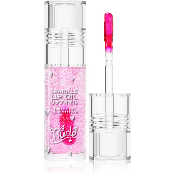  Rude Cosmetics Manga Collection Sparkle Lip Oil Olio Tonificante Per Le Labbra Effetto Idratante Colore Mint 4 G 