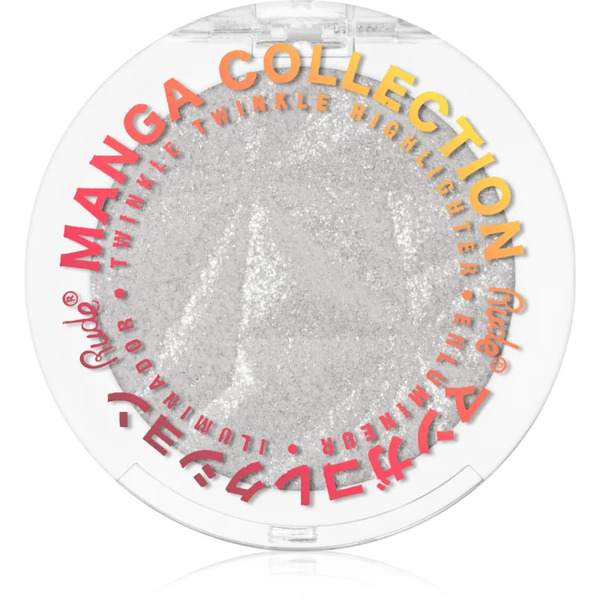  Rude Cosmetics Manga Collection Twinkle Twinkle Highlighter Illuminante Compatto In Polvere Colore Kirei-sama's Playlist 4 G 