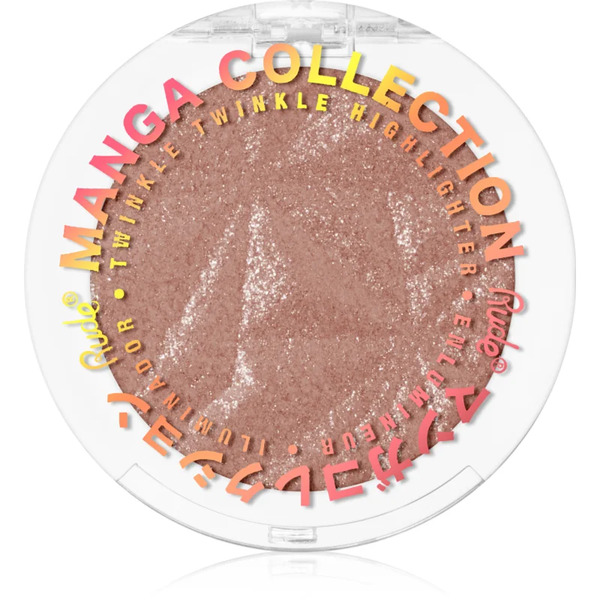  Rude Cosmetics Manga Collection Twinkle Twinkle Highlighter Illuminante Compatto In Polvere Colore Sawa-chan's Heart 4 G 