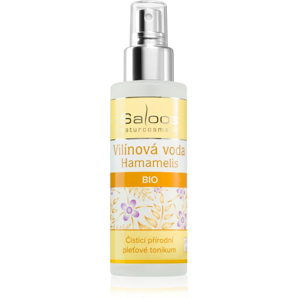  Saloos Floral Water Witch Hazel 100% Bio Lozione Tonica Detergente Lenitiva Per Pelli Grasse E Problematiche 100 Ml 
