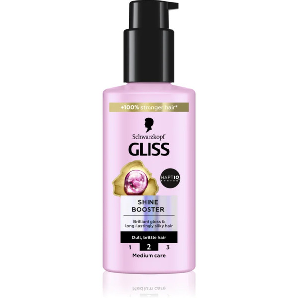  Schwarzkopf Gliss Liquid Silk Siero Senza Risciacquo Per Capelli Più Forti E Luminosi Shine Booster 100 Ml 