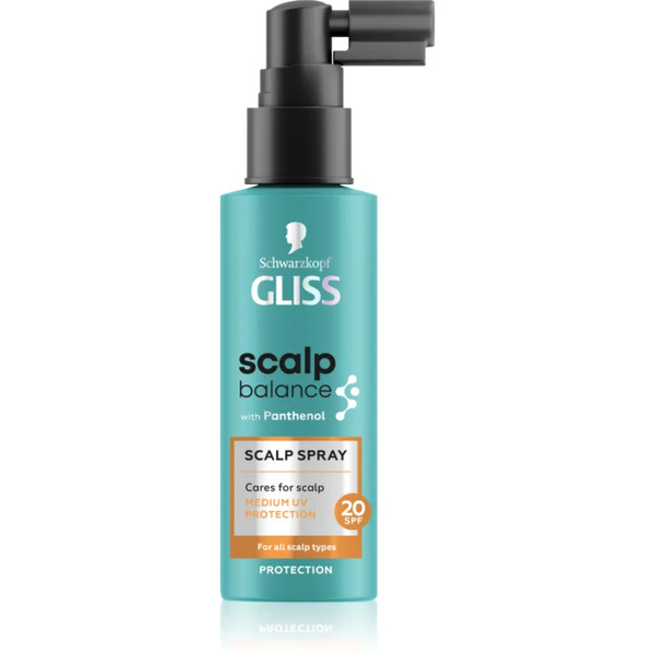  Schwarzkopf Gliss Scalp Balance Spray Protettivo Contro I Raggi Solari Per Il Cuoio Capelluto Spf 20 100 Ml 