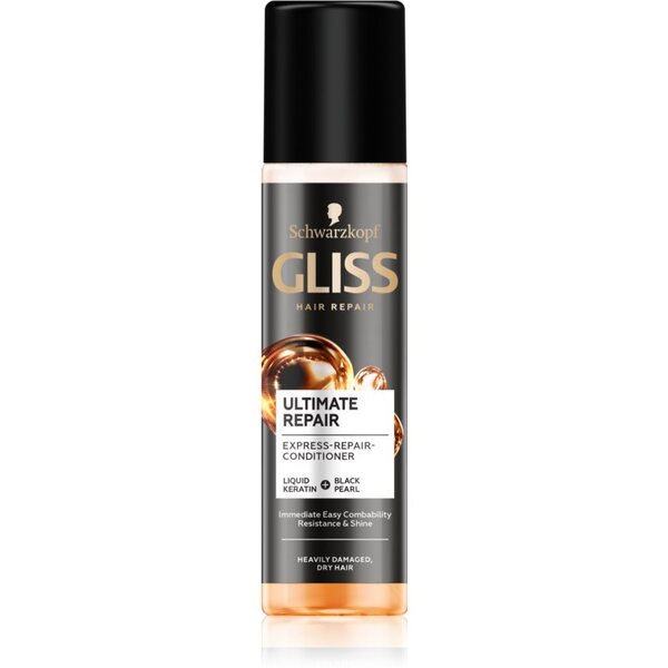  Schwarzkopf Gliss Ultimate Repair Balsamo Rigenerante Senza Risciacquo Per Capelli Rovinati E Secchi 200 Ml 