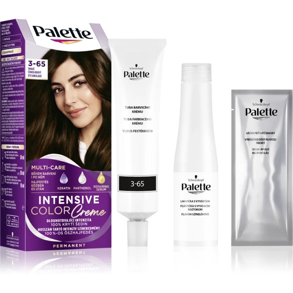  Schwarzkopf Palette Intensive Color Creme Tinta Permanente Per Capelli Colore 3-65 (w2) Dark Chocolate 1 Pz 