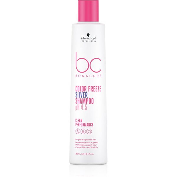  Schwarzkopf Professional Bc Bonacure Color Freeze Silver Shampoo Delicato Argento Per Capelli Biondi E Con Mèches 250 Ml 