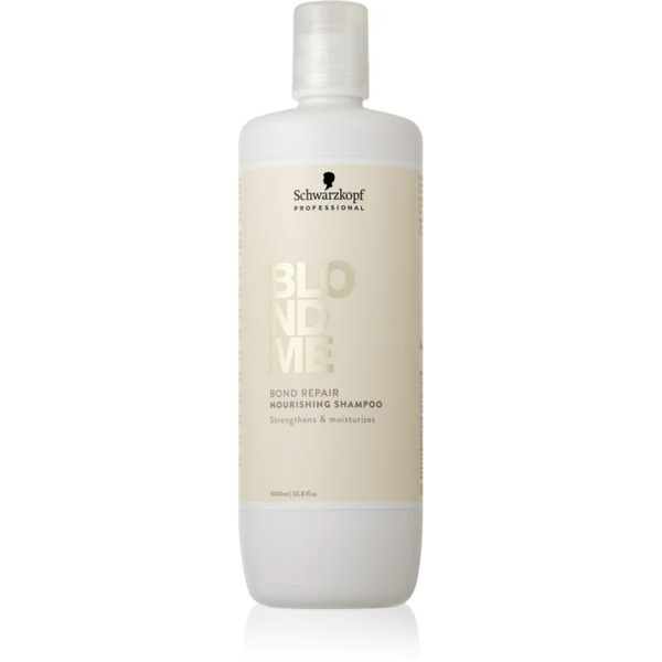  Schwarzkopf Professional Blondme Bond Repair Nourishing Shampoo Shampoo Nutriente Intenso Per Capelli Biondi 1000 Ml 