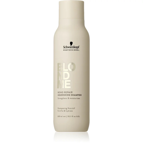  Schwarzkopf Professional Blondme Bond Repair Nourishing Shampoo Shampoo Nutriente Intenso Per Capelli Biondi 300 Ml 