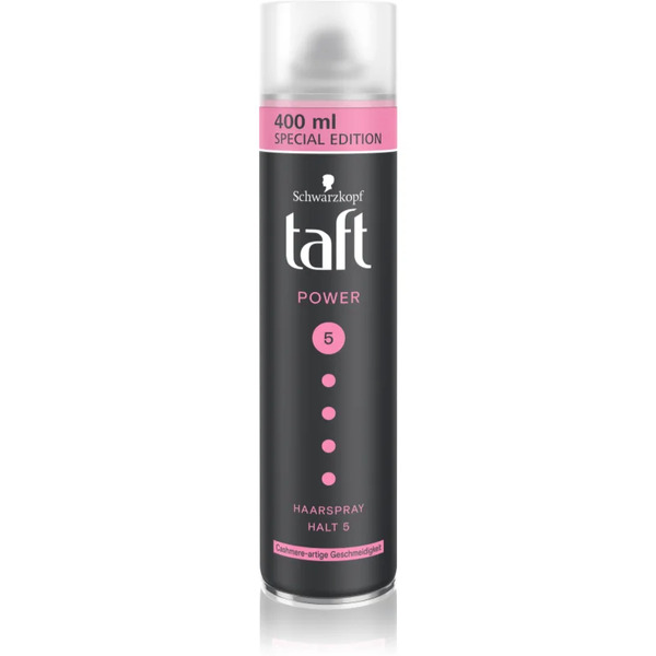  Schwarzkopf Taft Power Cashmere Lacca Per Capelli Fissante Extra Forte Per Capelli Rovinati E Secchi Cashmere 400 Ml 