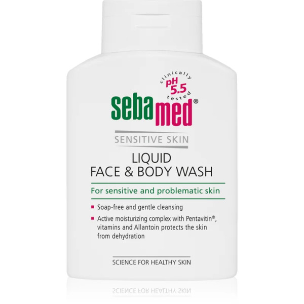  Sebamed Face & Body Wash Sensitive Skin Emulsione Detergente Delicata Per Corpo E Viso Per Pelli Sensibili 200 Ml 