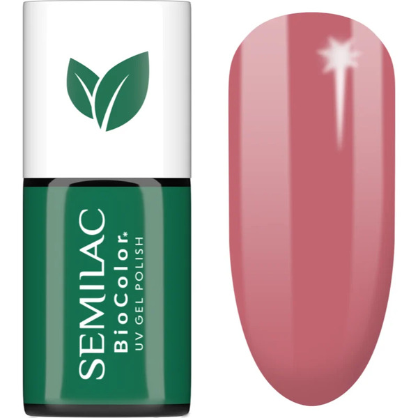  Semilac Uv Hybrid Biocolor Smalto Gel Per Unghie Con Lampada Uv/led Colore 717 Rose Pink Meadow 7 Ml 