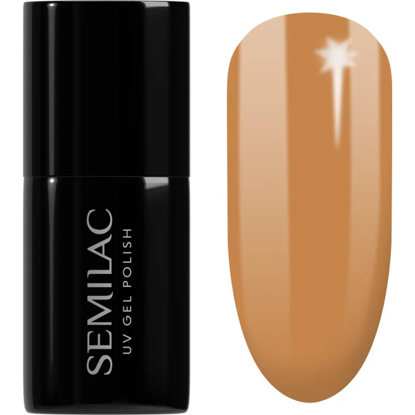  Semilac Uv Hybrid Pastel Neons Smalto Gel Per Unghie Con Lampada Uv/led Colore 600 Apricot Crush 7 Ml 