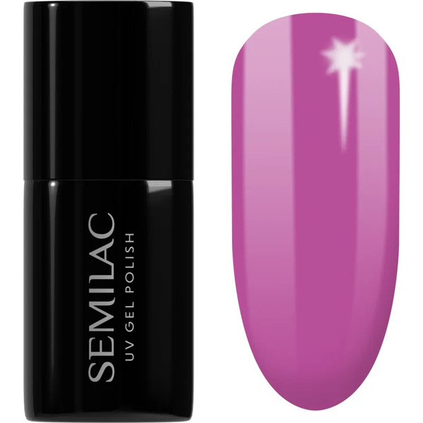  Semilac Uv Hybrid Pastel Neons Smalto Gel Per Unghie Con Lampada Uv/led Colore 601 Neon Pink Punch 7 Ml 