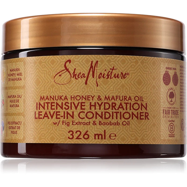  Shea Moisture Manuka Honey & Yogurt Leave-in Conditioner Balsamo Senza Risciacquo Per Capelli Rovinati 326 Ml 