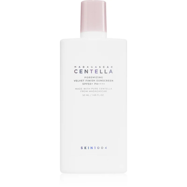  Skin1004 Madagascar Centella Poremizing Velvet Finish Sunscreen Crema Abbronzante Viso Per Pelli Grasse Spf 50+ 50 Ml 