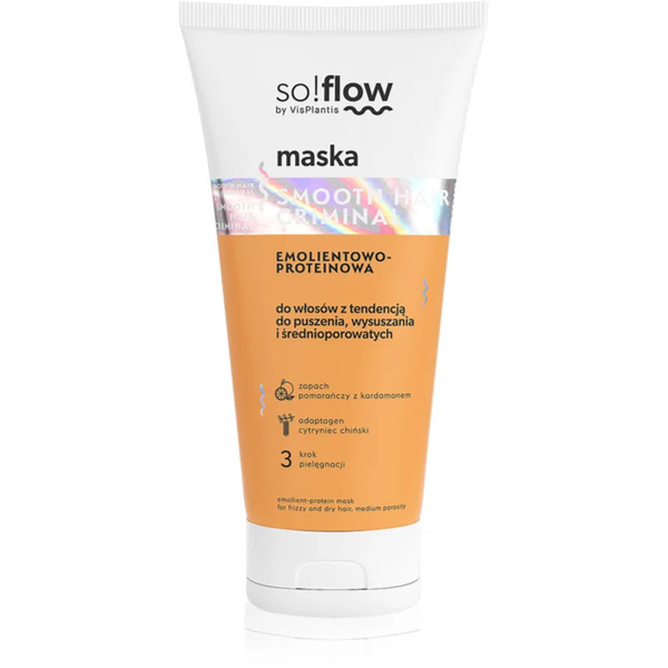  So!flow Frizzy And Dry Hair Protein-emollient Mask Maschera Lisciante Contro I Capelli Crespi 200 Ml 