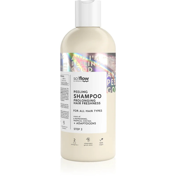  So!flow Peeling Shampoo Prolonging Hair Freshness Shampoo Esfoliante Per Cuoi Capelluti Grassi 400 Ml 