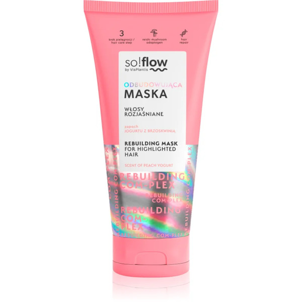  So!flow Rebuilding Com-plex Mask For Highlighted Hair Maschera Rigenerante Per Capelli Per Capelli Decolorati 200 Ml 