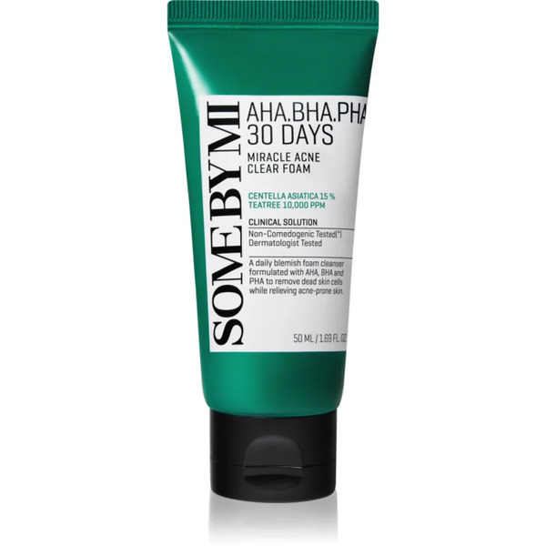  Some By Mi Aha∙bha∙pha 30 Days Miracle Acne Clear Foam Mousse Di Pulizia Profonda Per Pelli Problematiche, Acne 50 Ml 