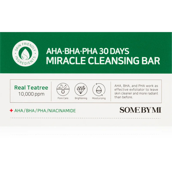  Some By Mi Aha∙bha∙pha 30 Days Miracle Cleansing Bar Sapone Detergente Idratante Per Pelli Grasse E Problematiche 106 G 