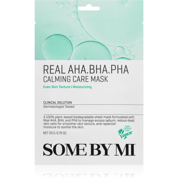  Some By Mi Clinical Solution Aha∙bha∙pha Calming Care Mask Maschera Lenitiva In Tessuto Per Pelli Problematiche 20 G 