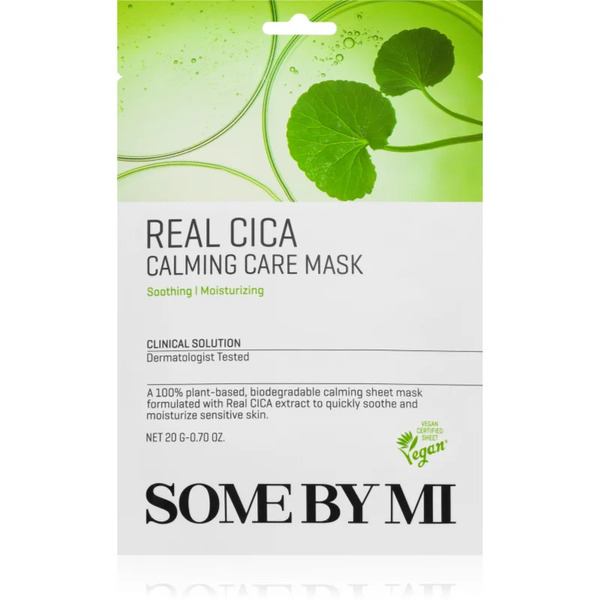  Some By Mi Clinical Solution Cica Calming Care Mask Maschera Lenitiva In Tessuto Per Pelli Sensibili 20 G 