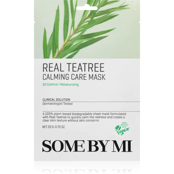  Some By Mi Clinical Solution Teatree Calming Care Mask Maschera Lenitiva In Tessuto Per Pelli Problematiche, Acne 20 G 
