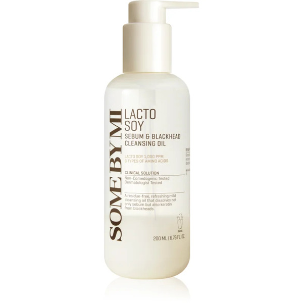  Some By Mi Lacto Soy Sebum & Blackhead Cleansing Oil Olio Detergente Delicato Per Pelli Sensibili 200 Ml 