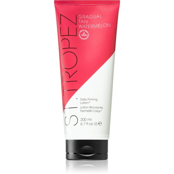  St.tropez Gradual Tan Daily Firming Lotion Watermelon Latte Autoabbronzante Corpo Per Un'abbronzatura Graduale 200 Ml 