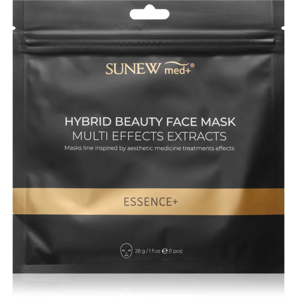  Sunewmed+ Essence+ Face Sheet Mask With Peptides And Snail Mucin Mascheraviso Idratante In Tessuto Con Peptidi 4 Pz 