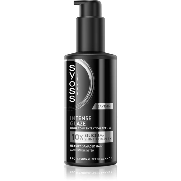  Syoss Intense Glaze High Concentration Serum Siero Senza Risciacquo Per Capelli Molto Danneggiati 100 Ml 