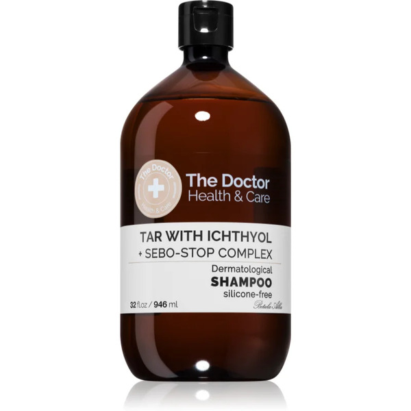 The Doctor Tar With Ichthyol + Sebo-stop Complex Shampoo Per La Dermatite Seborroica E Condizioni Gravi Di Forfora 946 Ml 