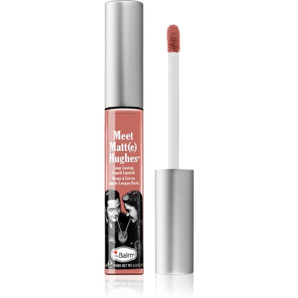  Thebalm Meet Matt(e) Hughes Long Lasting Liquid Lipstick Rossetto Liquido Lunga Tenuta Colore Patient 7.4 Ml 