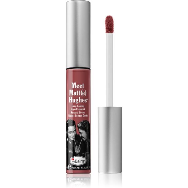  Thebalm Meet Matt(e) Hughes Long Lasting Liquid Lipstick Rossetto Liquido Lunga Tenuta Colore Sincere 7.4 Ml 