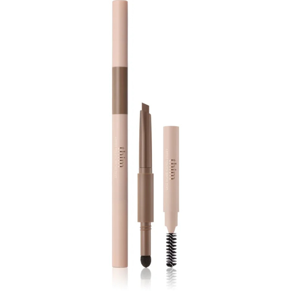  Thim Artist Touch Brow Duo Matita Per Sopracciglia A Doppia Punta Con Spazzolino Colore 01 Cocoa Brown 0.6 G 