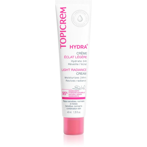  Topicrem Hydra+ Light Radiance Cream Crema Giorno Idratante Leggera Per Pelli Sensibili Normali E Miste 40 Ml 