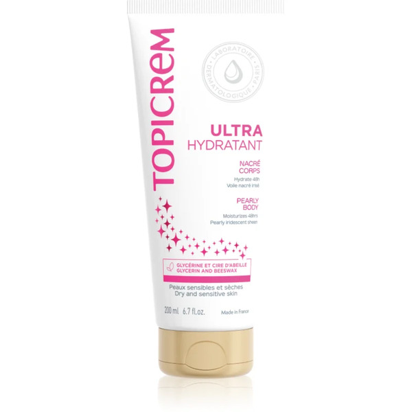  Topicrem Uh Body Ultra-moisturizing Pearly Body Latte Corpo Per Pelli Sensibili Effetto Perlato 75 Ml 