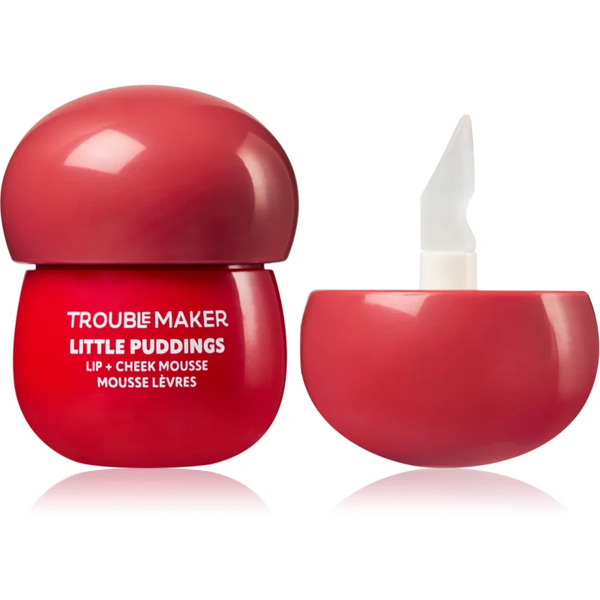  Trouble Maker Little Pudding Lip + Cheek Mousse Trucco Multifunzione Per Labbra E Viso Colore Mimi Rose Pink 5 G 