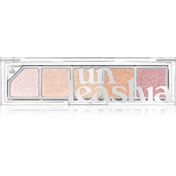  Unleashia Mood Shower Face Palette Palette Di Ombretti E Illuminanti Effetto Perlato Colore No.100 Ballerina 1 Pz 