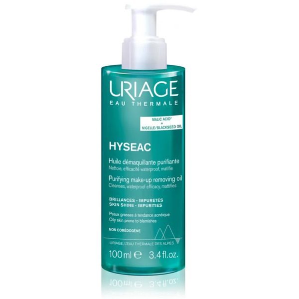  Uriage Hyseac Purifying Make-up Removing Oil Olio Detergente Per Pelli Grasse Con Tendenza All'acne 100 Ml 