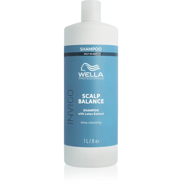  Wella Professionals Invigo Scalp Balance Shampoo Di Pulizia Profonda Per Cuoi Capelluti Grassi 1000 Ml 
