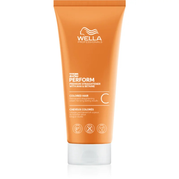  Wella Professionals Perform+ Straightener C Permanente Per Capelli Ondulati Per Capelli Tinti 200 Ml 
